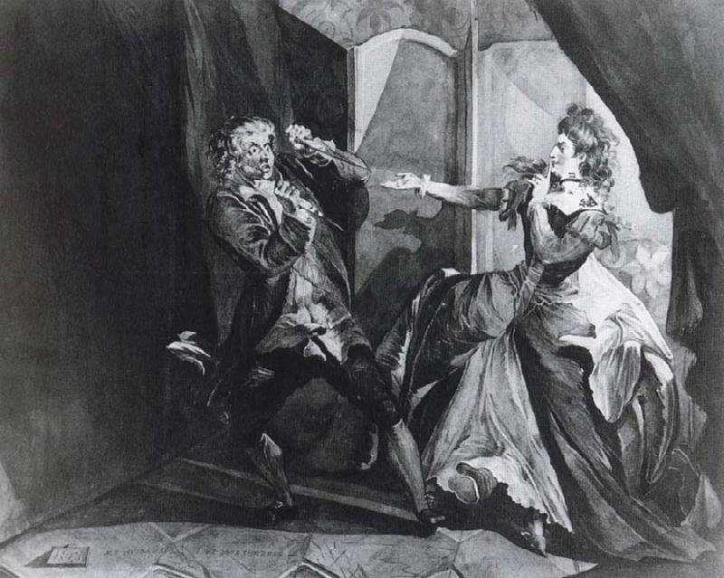 Henry Fuseli David Garrick and Hannah Pritchard as Macbeth and Lady Macbeth after the Murder of Duncan